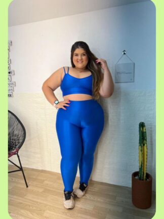 All Blue Compression Workout Set