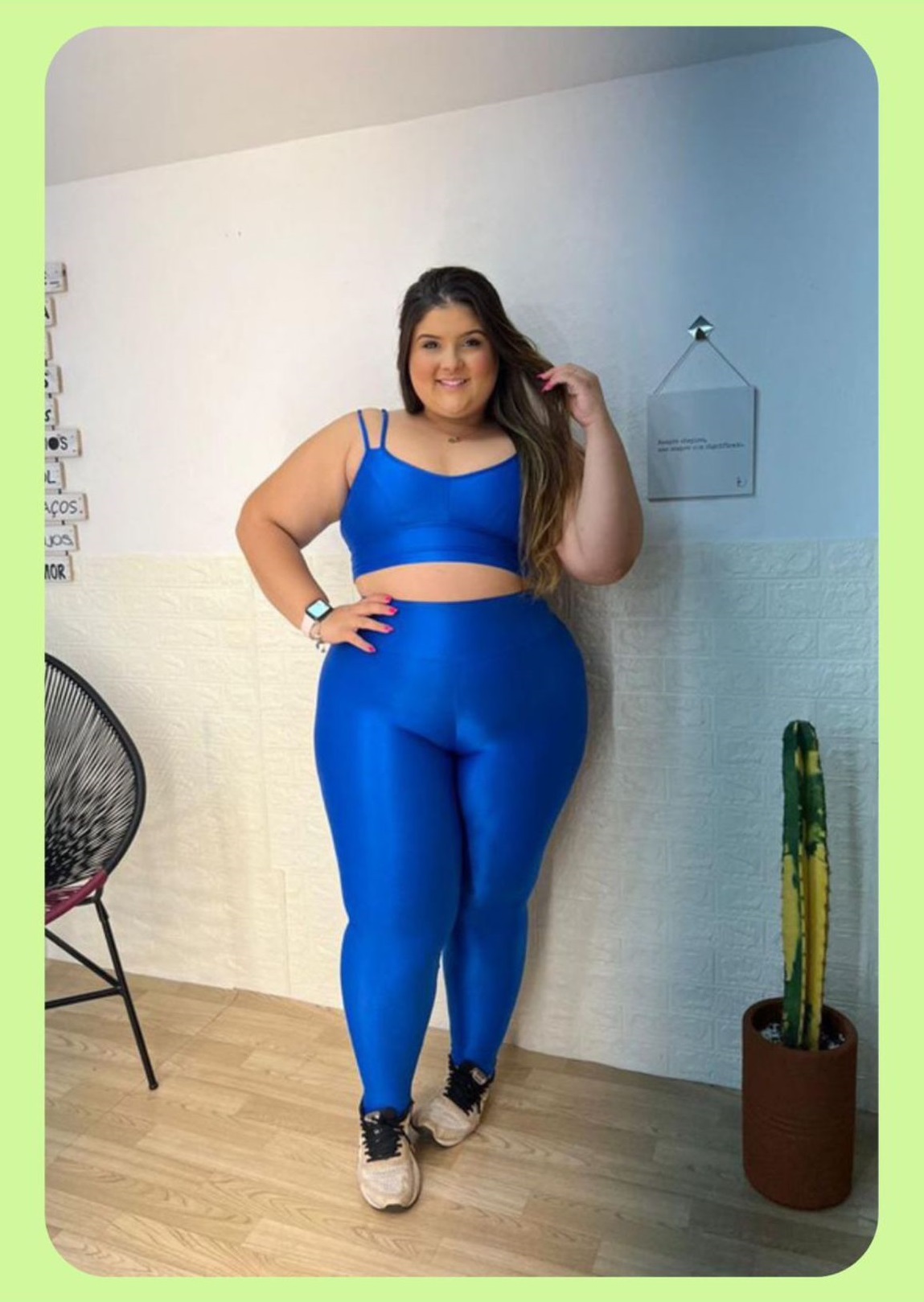 All Blue Compression Workout Set