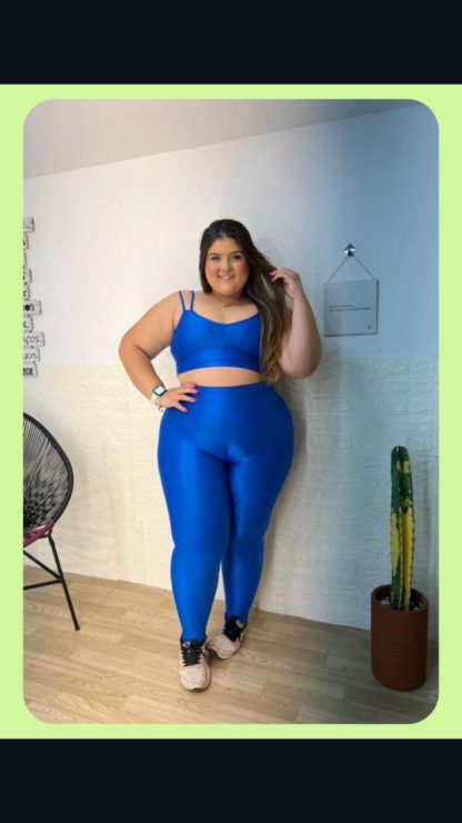 All Blue Compression Workout Set