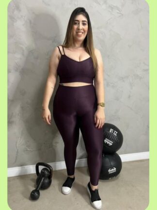 Dark Purple Compression Workout Set