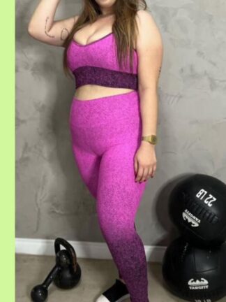 Jackar Pink and Black Workout Set