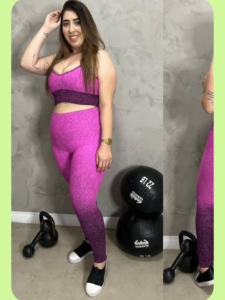 Jackar Pink and Black Workout Set