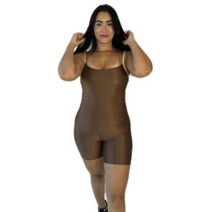 Bicolor Espresso Women Romper - Image 3