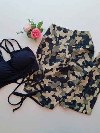Camouflaged Eagle Women Workout Set