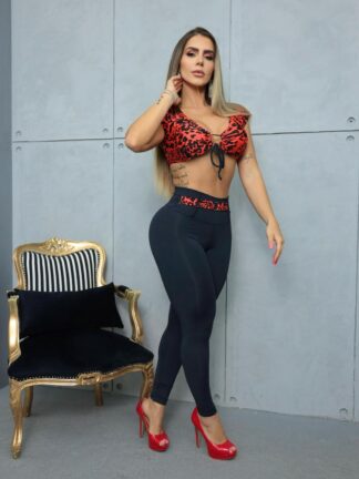Red Savannah Women Workout Set