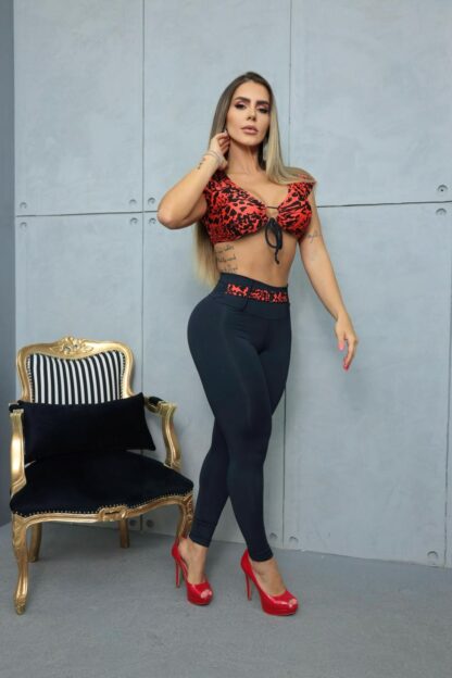 Red Savannah Women Workout Set