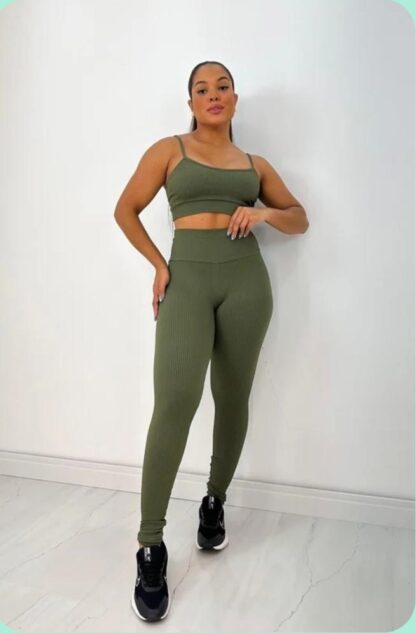 Green Charm Women Workout Set