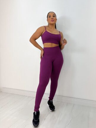Pink Malbec Women Workout Set