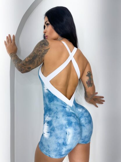 Light Jeans Women Romper - Image 4