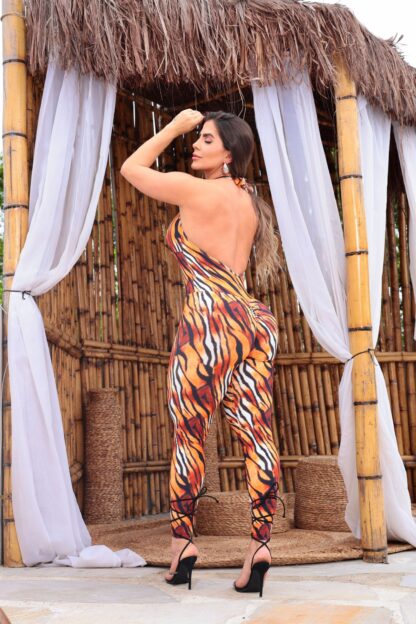 Elegance Tiger Rouge Jumpsuit - Image 5
