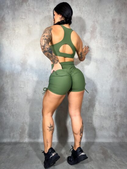 Mauve Green Women Workout Set - Image 5