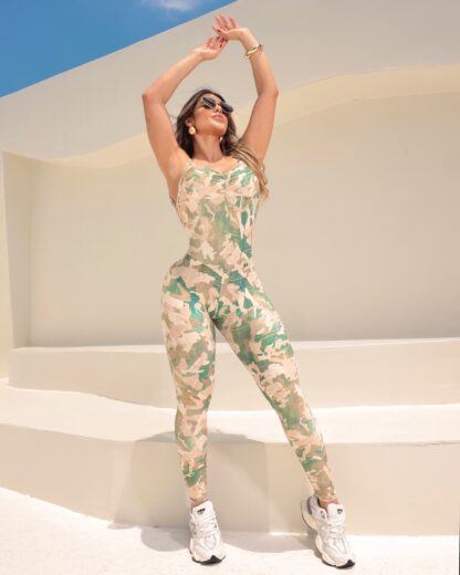Green Camouflage Fantasy Jumpsuit - Image 3