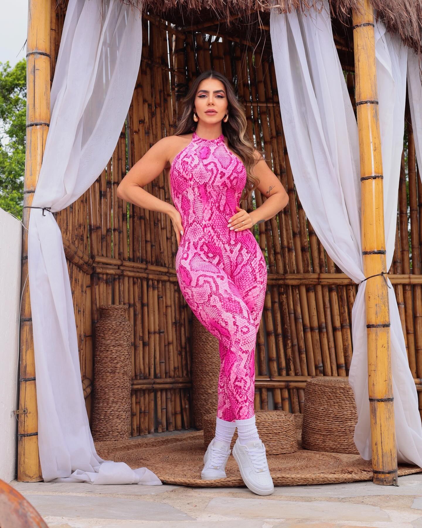 Pink Caribbean Jumpsuit - Image 2