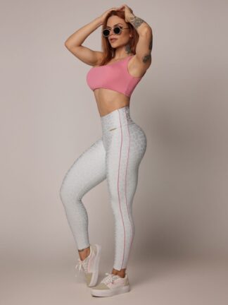 Rose & White Jacquard Emotion Workout Set