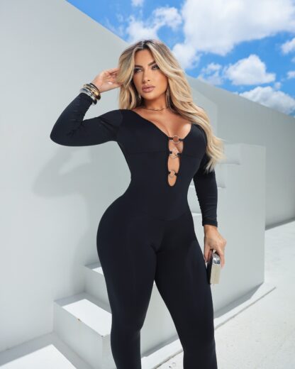 Lattafa Luxury Black Jumpsuit - Image 2