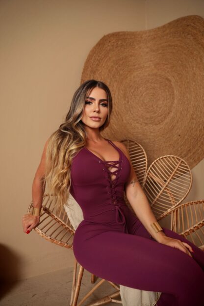 Lavender Lux Dynamite Jumpsuit - Image 3