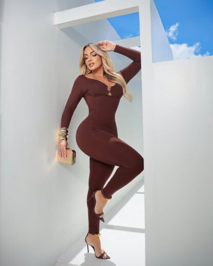 Intension Brown Jumpsuit - Image 2
