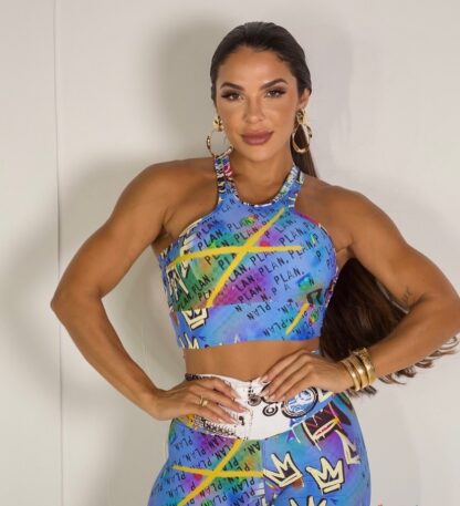 Urban Royalty Top Sport and Leggings Workout Set - Image 3