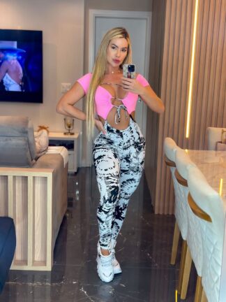 Black and White Tie Dye Jumpsuit and Baby Pink Gypsy