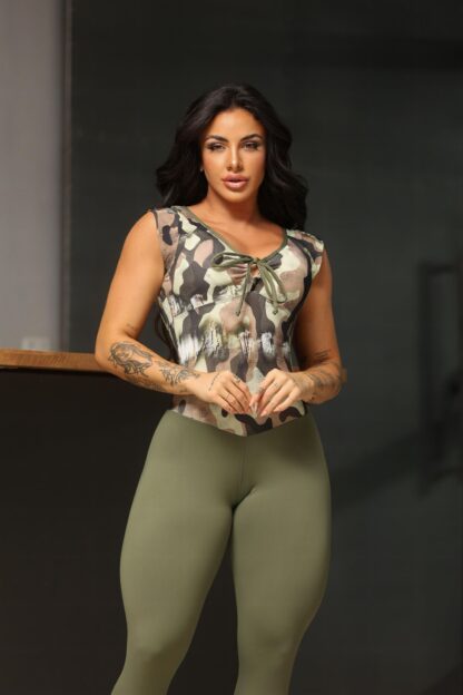 Princess Camo Military Green Jumpsuit - Image 4