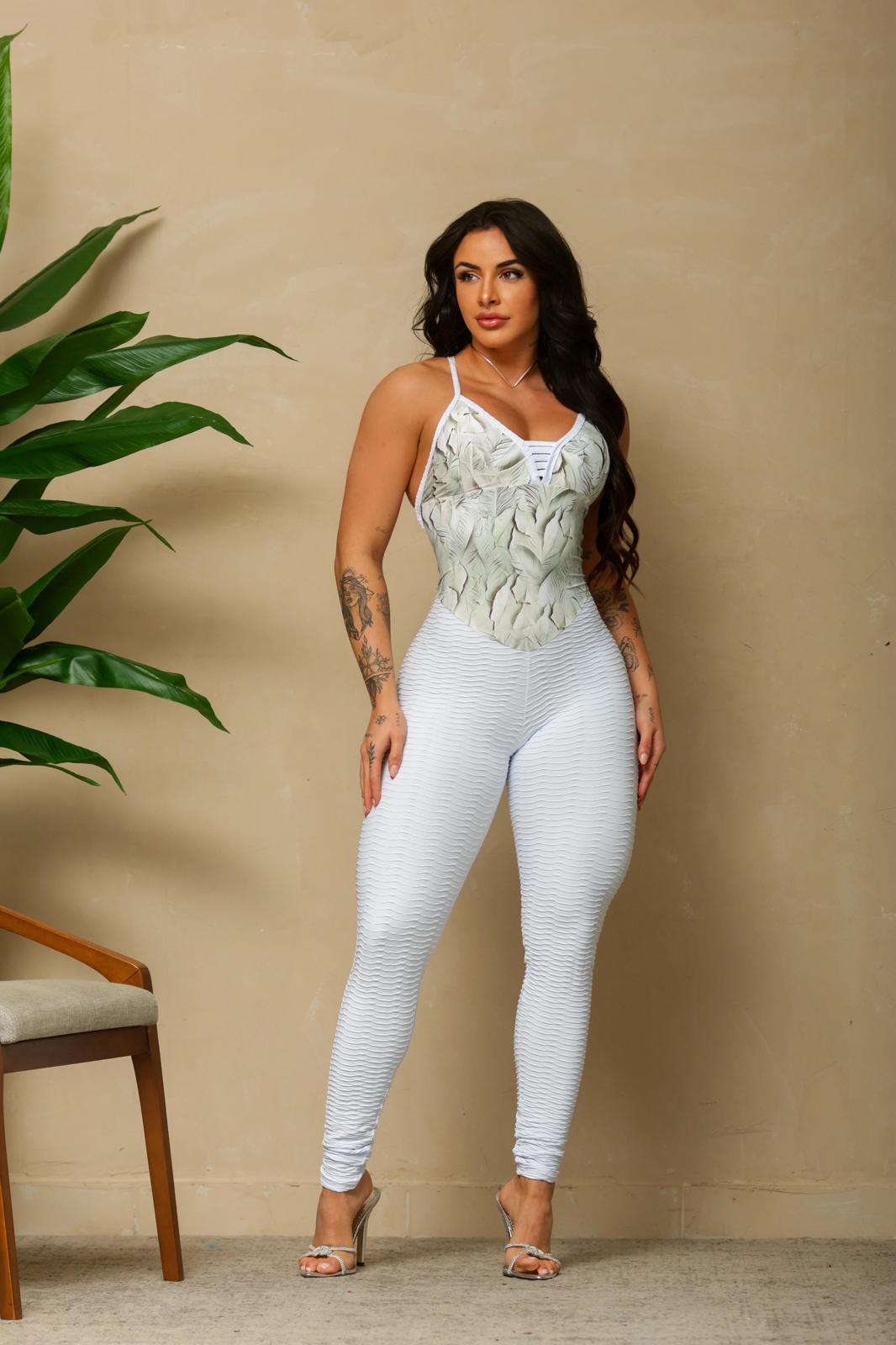 White Power Mode Jumpsuit