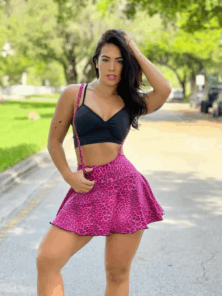 Pink Leopard Romper