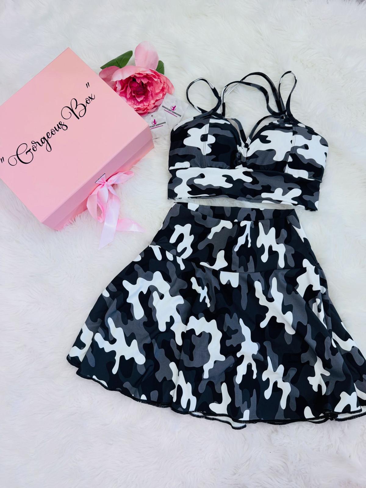 Gray Camo Workout Set - Image 4