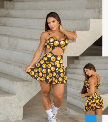 Emoji Power Romper