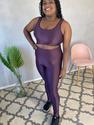 Glam Purple Workout Set