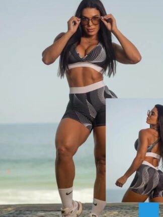 Black Wave Fit Workout Set