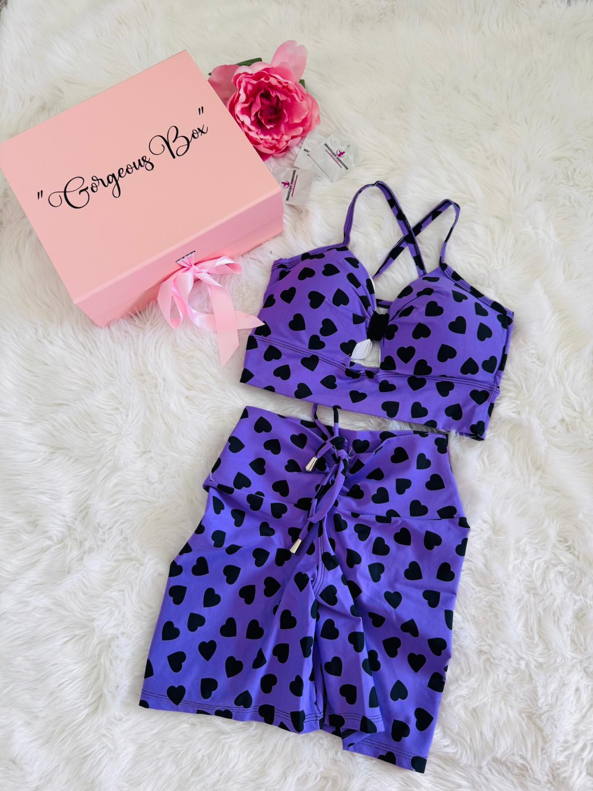 Active Heart Purple Workout Set