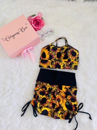 Radiant Sunflower Workout Set